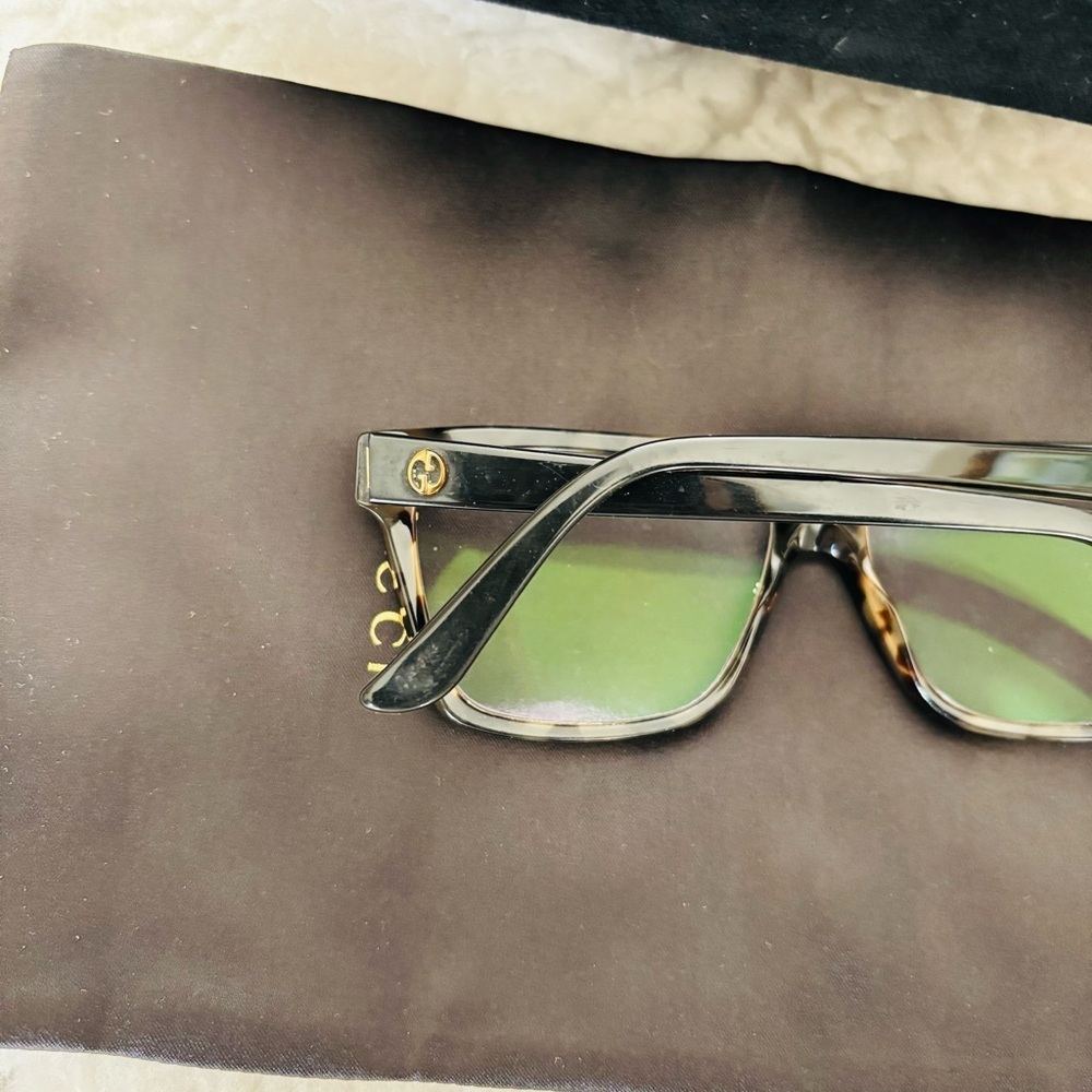 Gucci GG3545 Black/Tortoise Unisex Eyeglasses Frame Only w/ Case/Dustbag - Picture 5 of 16